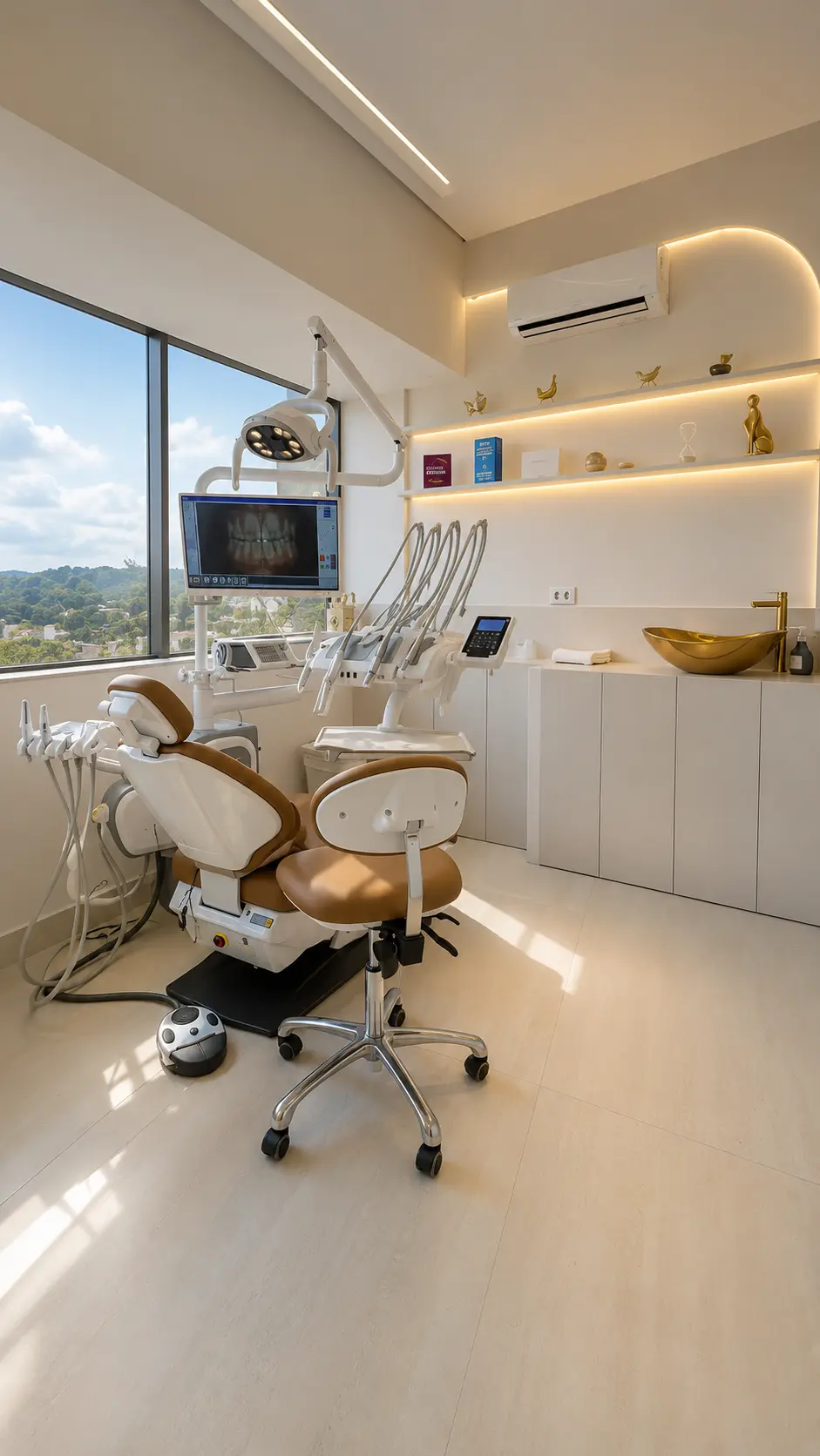 Clínica odontológica Zircon na Vila da Serra - recepção